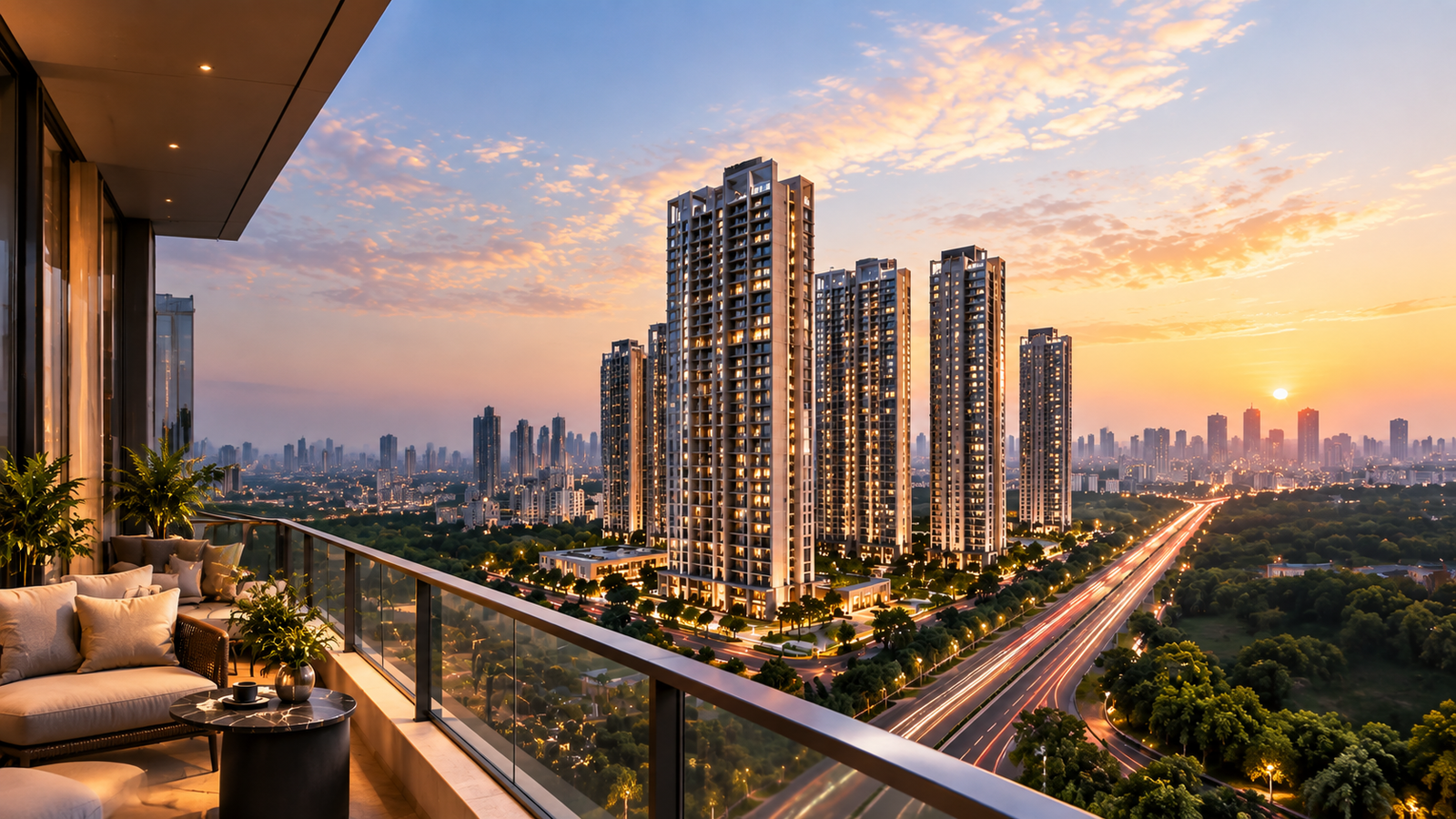 Premium real estate skyline in Gurugram